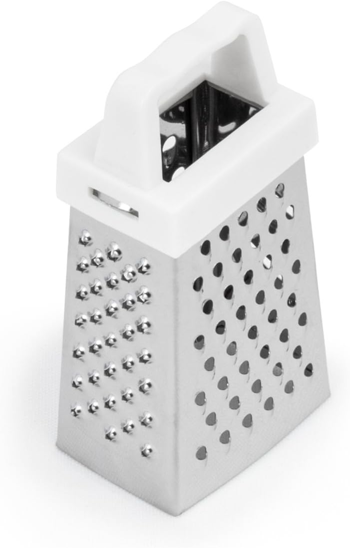 Fox Run Stainless Steel Mini Grater, 1 x 1.5 x 3 inches, Metallic