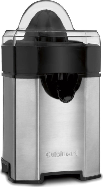Cuisinart Pulp Control Citrus Juicer, Orange Juicer Squeezer and Lemon Squeezer with 3 Pulp Control Settings, Accommodates Small Limes and Large Grapefruits, CCJ-500P1, Black/Stainless Steel