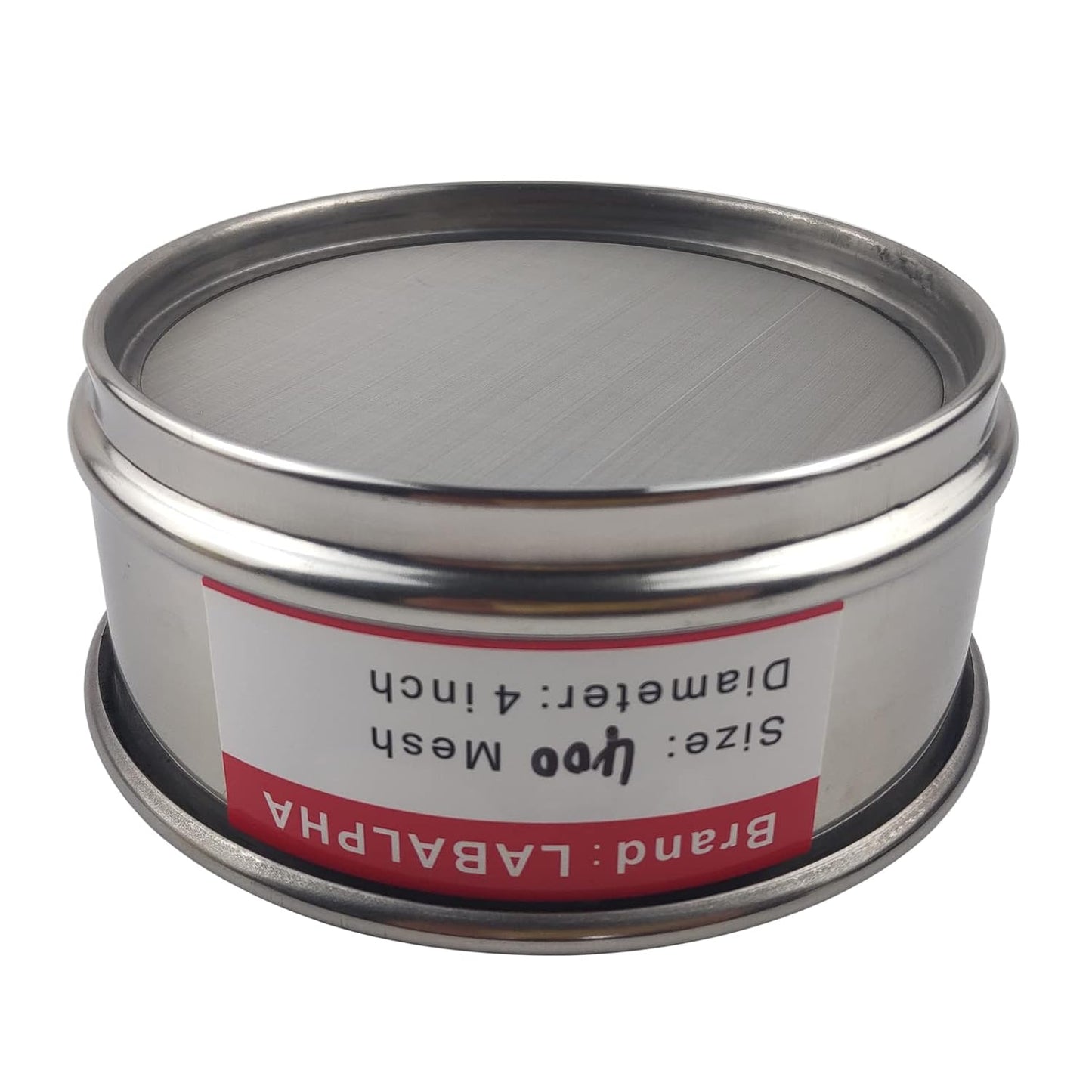 LABALPHA 70 Mesh Lab Sieves, Test Sieve #70 Mesh, 4'' Diameter, 304 Stainless Steel Wire Cloth (0.22mm)