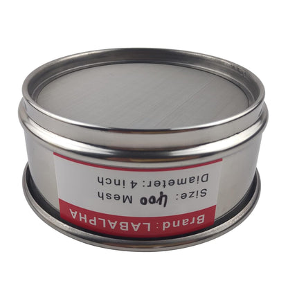 LABALPHA 70 Mesh Lab Sieves, Test Sieve #70 Mesh, 4'' Diameter, 304 Stainless Steel Wire Cloth (0.22mm)