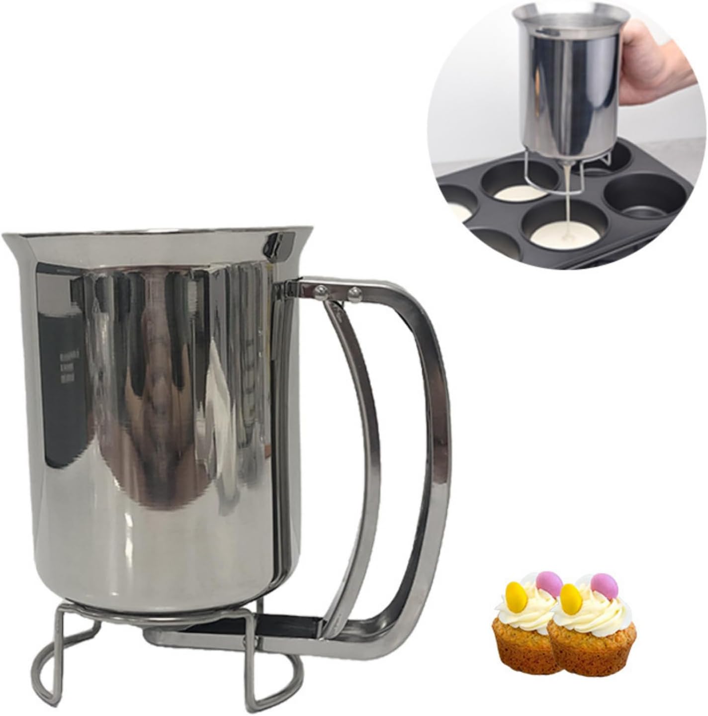 900ml Pancake Batter Dispenser for Pancakes, Cupcakes, Muffins Accessory