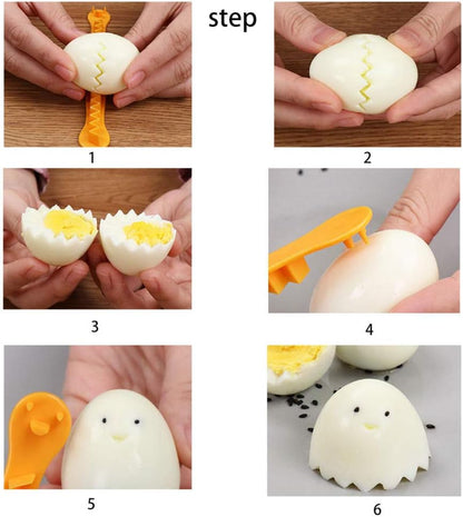 Multifunctional Egg Decorator and Cutter Set - Can Be Used As a Fruit Slicer - Exquisite Kitchen Accessories