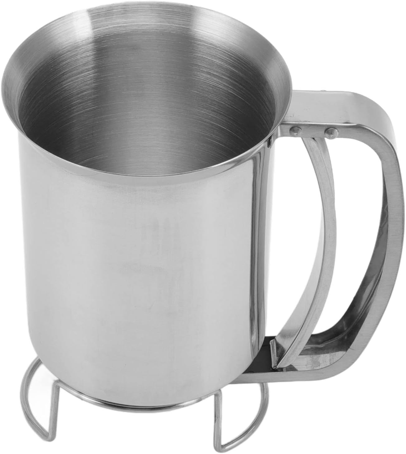 Pancake Batter Dispenser Handheld Stainless Steel Pancake Pourer for Baking Cupcakes Muffins