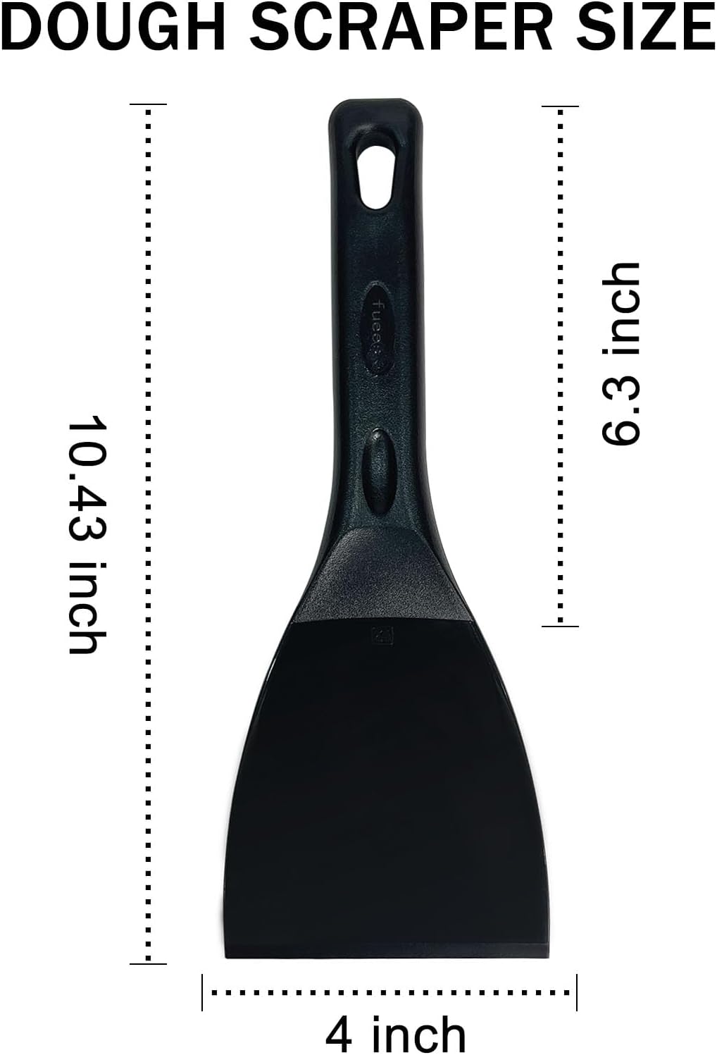 LRui Kitchen Professional Pizza Dough Scraper dough spatula,plastic flexible strip handle dough scraper.