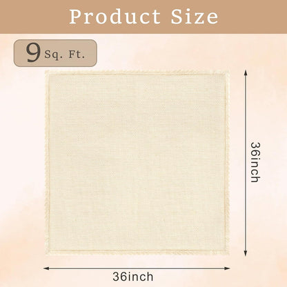 Cheese Cloths 20x20 Inch Cotton Unbleached for Straining