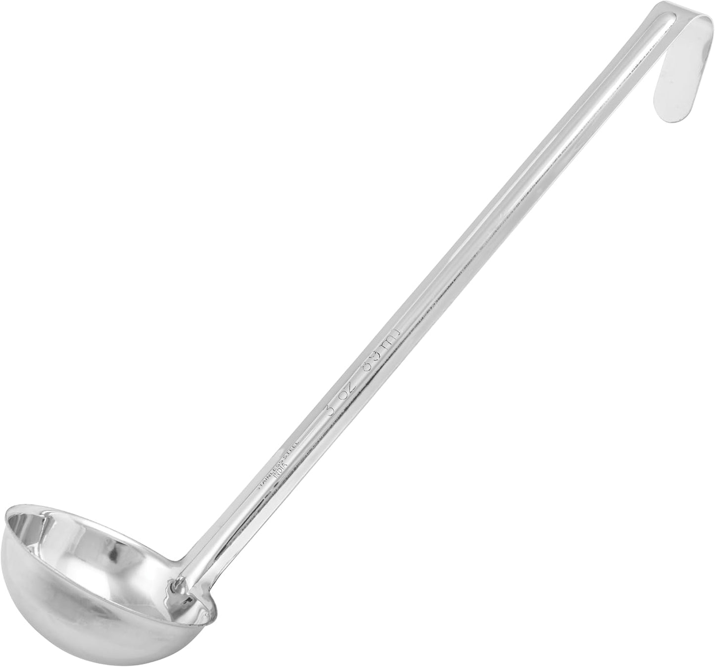 Winco Stainless Steel Ladle, 8-Ounce