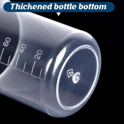 Plastic Measuring Cups, 100ml, Set of 15, for Liquid Measurement and Scientific Experiments