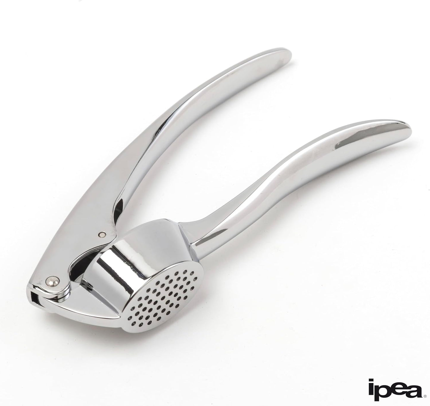 IPEA Stainless Steel Garlic Press for Garlic, Ginger, Chilli – Super Solid – Elegant Design – Professional Kitchen Garlic Press for Squeezing Nuts and Foods – Crusher – Easy to Clean