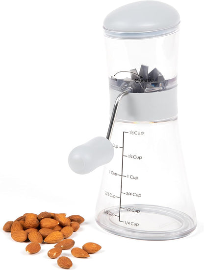 Prepworks by Progressive Nut Chopper with Non-Skid Base, Red