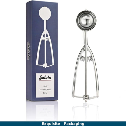 Professional 18/8 Stainless Steel Medium Cookie Scoop, Size 40