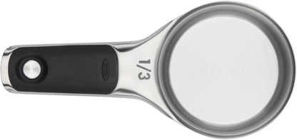 OXO Good Grips 4 Piece Stainless Steel Measuring Spoons with Magnetic Snaps