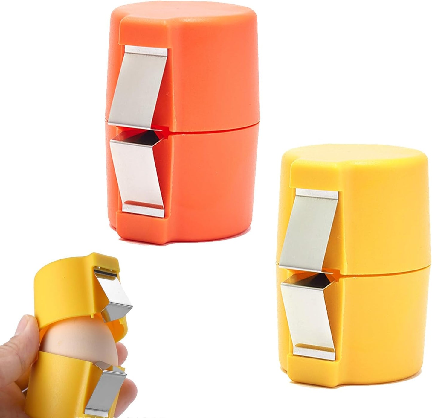 2 Pcs Egg Peeler,Egg Peeler Tool For Hard Boiled Eggs,Cracker,Hard BoiledPeeler,Shell Opener,Shell Opener For Hard Boiled,(Can't open hard-boiled eggs)