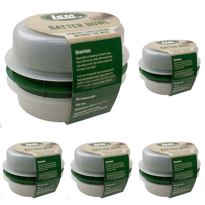 LEM Products Batter Bowl, Translucent and Green