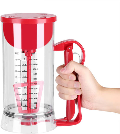 Electric Batter Beater Cordless Electric Battery Powered Mixer Dispenser Pancake Cupcake Waffle Batter Maker Machine Foodmixer Herramientas de cocina