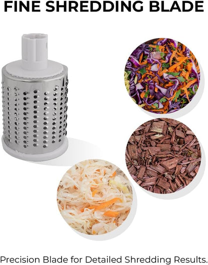 Rotary Cheese Grater, Manual Hand Crank Cheese Shredder with 3 Stainless Steel Drum Blades, Vegetable Slicer for Potato Nuts Chocolate, Easy Clean Kitchen Grater, Compact Black Design