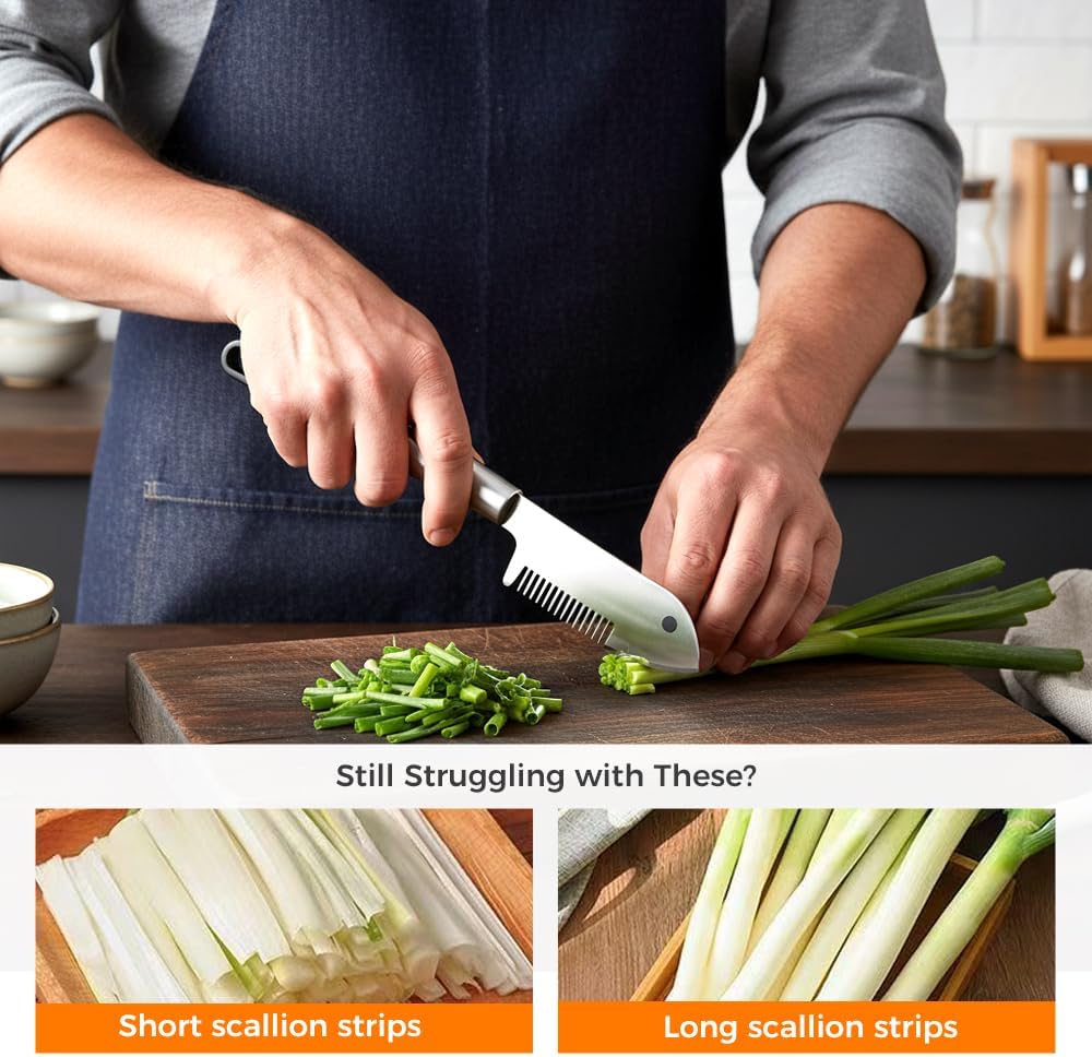 Stainless Steel Multi-Purpose Julienne Peeler, Precision Blade Vegetable Fruit Slicer, Ergonomic Grip & One-Piece, Shredder for Salads Potatoes Carrots (3PCS)