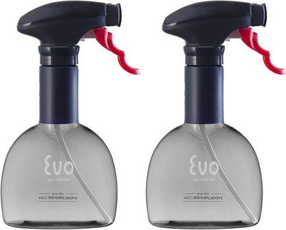Evo Oil Sprayer Minis, Non-Aerosol for Olive, Cooking Oils, and Vinegars, 8-Ounce Capacity, 1 Each Yellow and Green