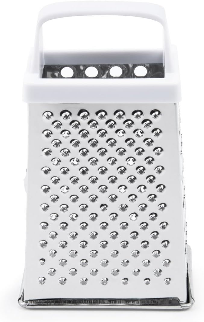 Fox Run 4-Sided Grater, Stainless Steel, 8-Inch