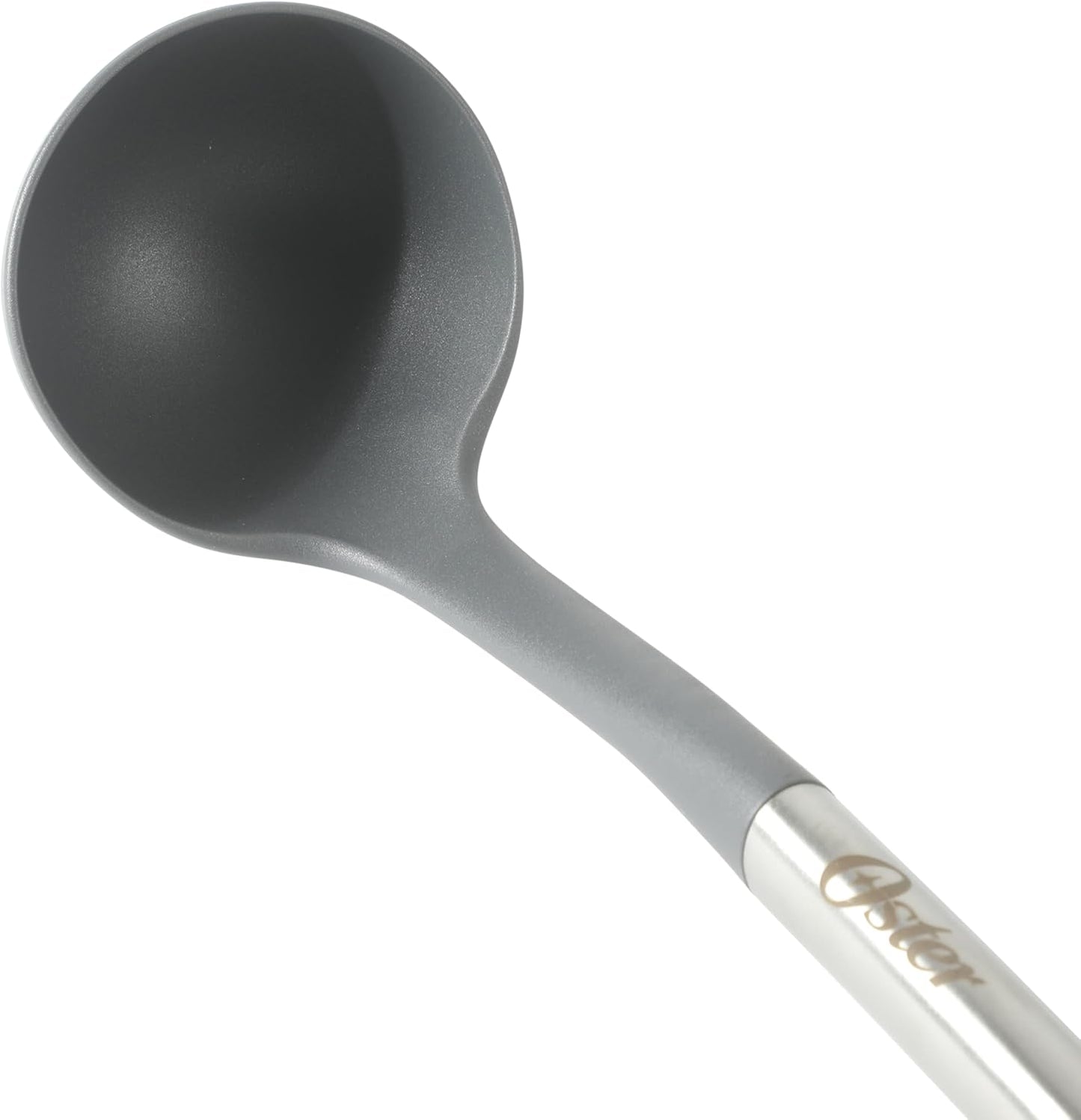 Oster Chadswyck 8” Can Opener, Stainless Steel Manual Can Opener with Soft Grip Handles, Smooth Edge Cutting, Dishwasher Safe