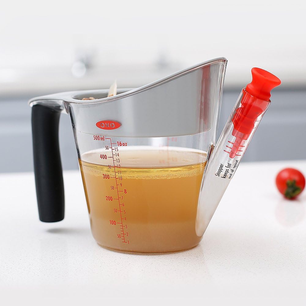 OXO Good Grips 2-Cup Fat Separator - Clear/White/Black