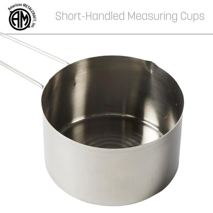 American METALCRAFT, Inc. 1/3 Stainless Steel Measuring Cup, Silver