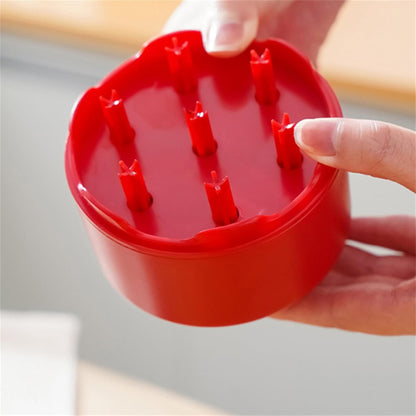 Generic Cherry Pitter Tool Pit Remover, Cherry Pitter Multiple, Cherry Stone Remover for Multiple Cherries, Remove 7 Stones One Time, Multi Cherry Seed Remover Tool (white)