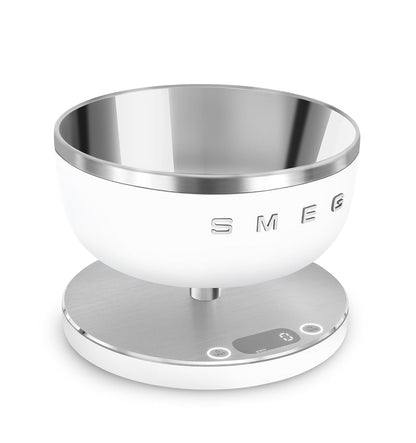 SMEG Contemporary Digital Kitchen Scale with Removable Bowl (Black)