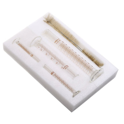 100 mL Glass Graduated Cylinder Measuring Single Metric Scale 2 Pcs with Brush (Pack of 2) … (100ml-2)