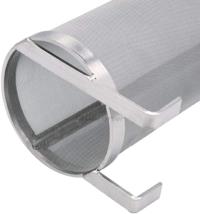300 Micron 6"x14" Spider Strainer Mesh Hops for Home Beer Brewing Filter Kettle
