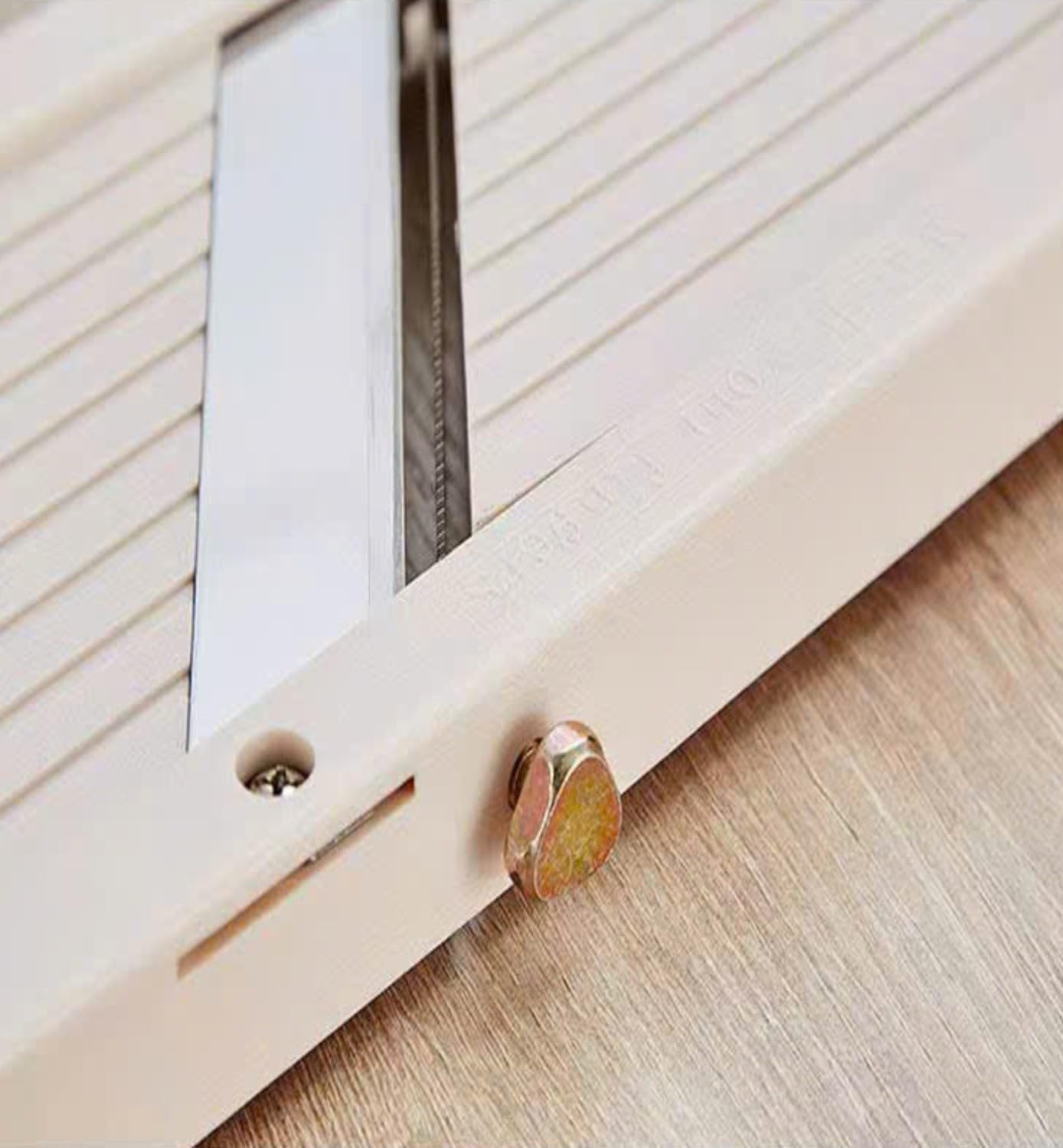 Professional Mandoline Slicer for Kitchen, Wide Vegetable Cutter with 4 Stainless Steel Blades