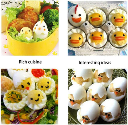 Multifunctional Egg Decorator and Cutter Set - Can Be Used As a Fruit Slicer - Exquisite Kitchen Accessories