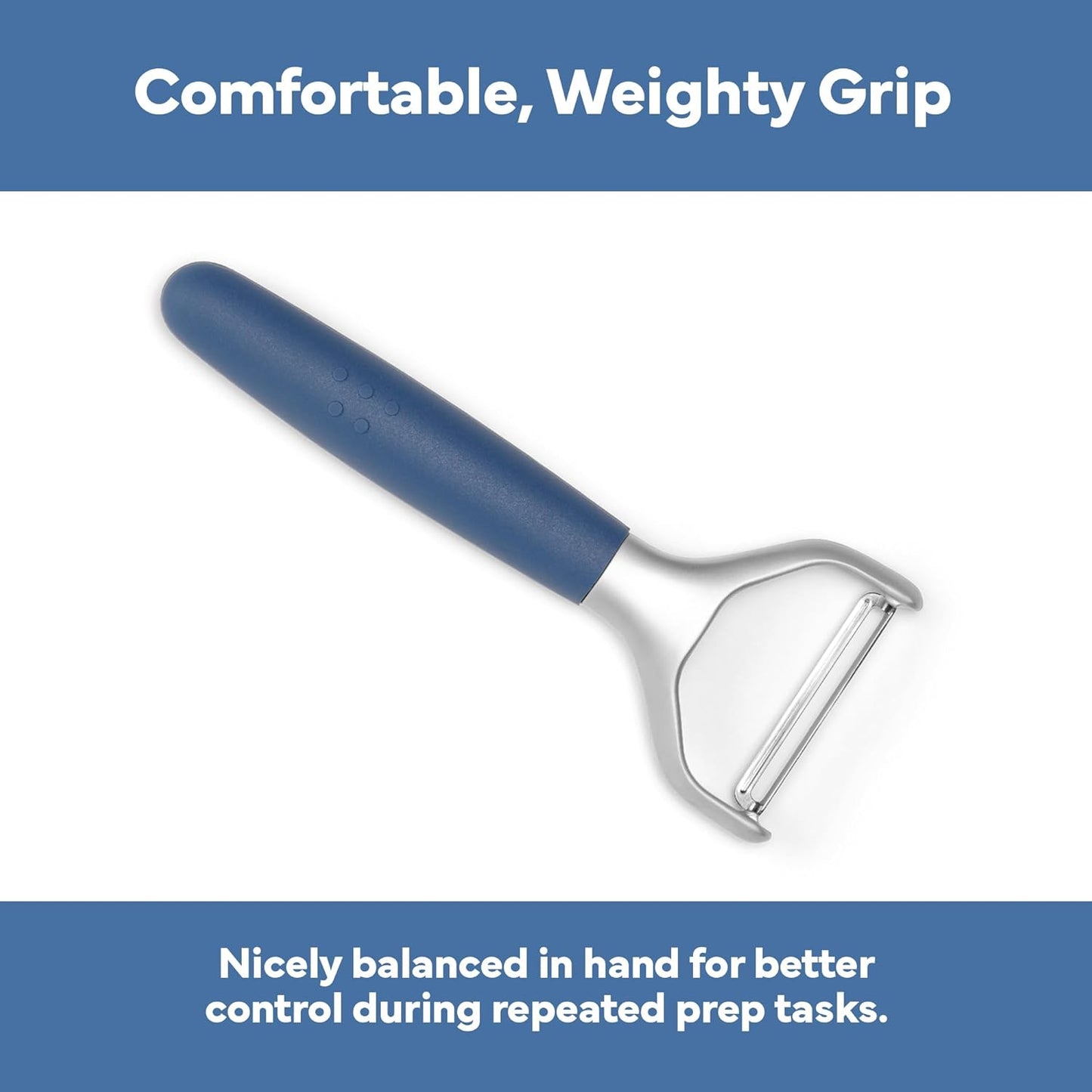 Misen Stainless Steel Vegetable Peeler - Dishwasher Safe Y Peeler - Easy to Use with Potatoes, Cabbage, Carrots, and More - Progessional Grade Kitchen Tool - Black