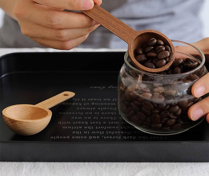Beech Wooden Coffee Scoop - 15ml Tablespoon Measuring Spoon for Coffee Grounds, Whole Beans, or Tea - Home Kitchen Accessories (1 Pack)