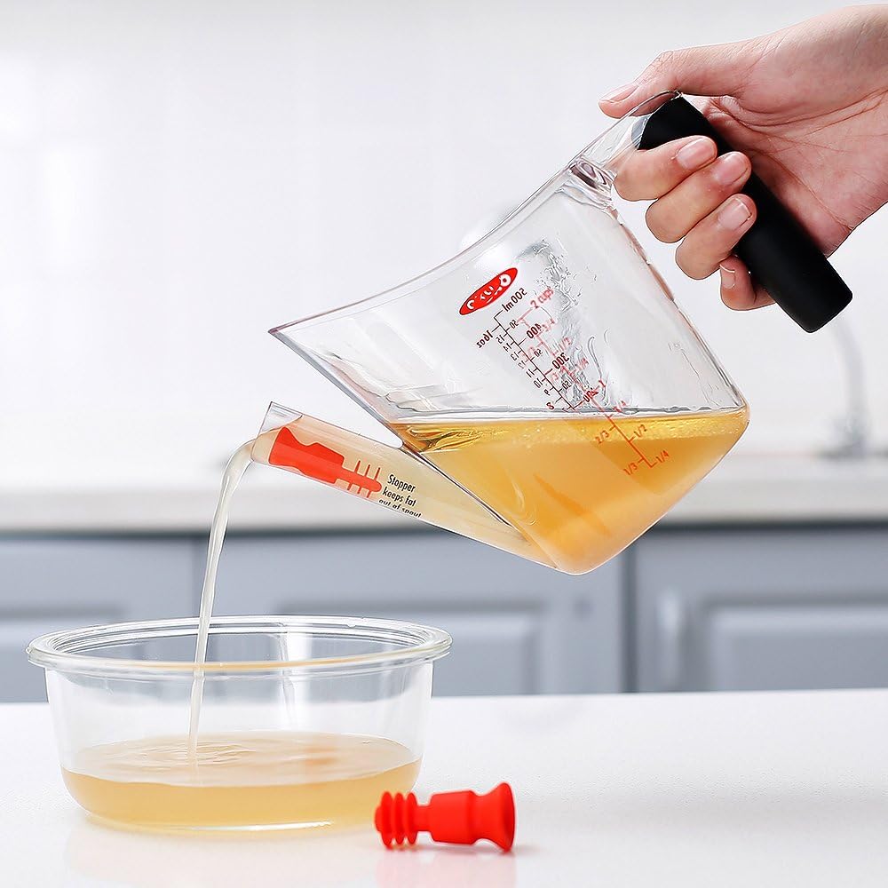 OXO Good Grips 2-Cup Fat Separator - Clear/White/Black