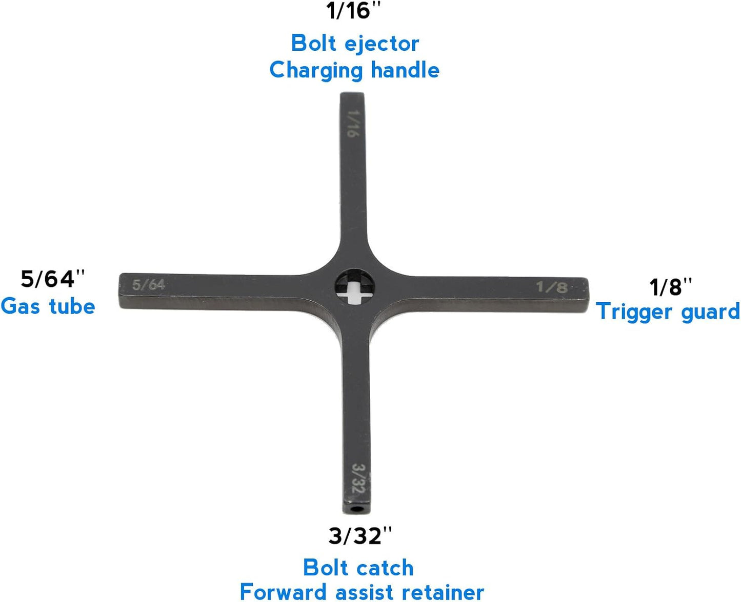 Zengi 4-in-1 Cross Style Starter Roll Pin Punch Tool, Roll Pin Holder
