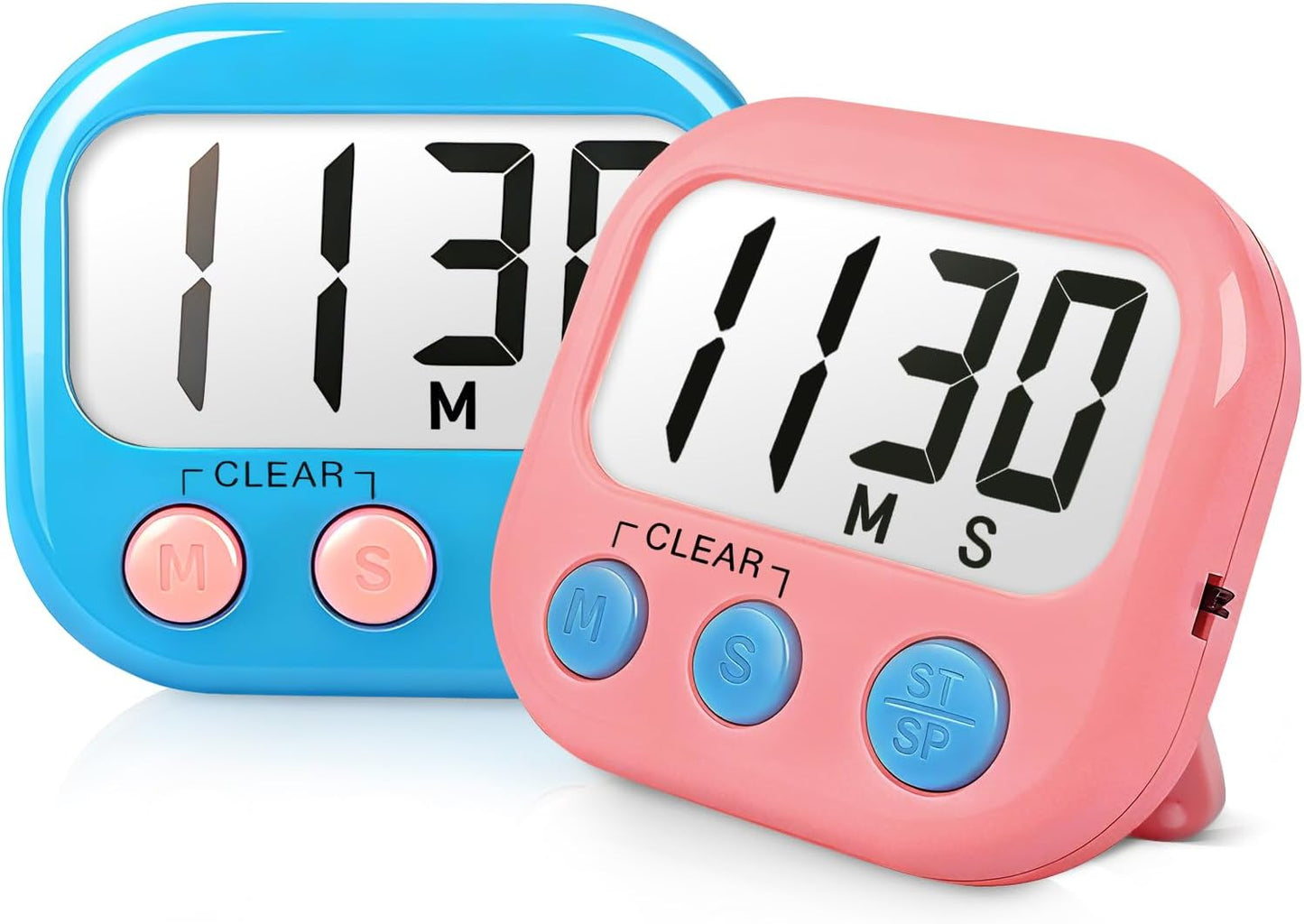 Classroom Timers for Teachers Kids Large Magnetic Digital Timer Teacher Supplies 2 Pack-Blue Green