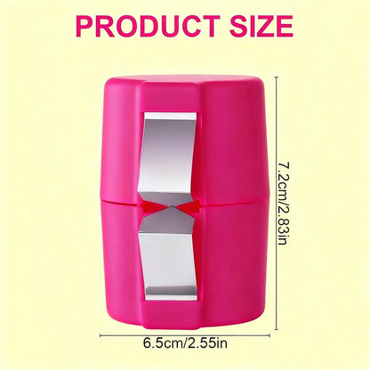 Premium PP Egg Shell Opener & Cracker, Clean Crack Egg Tool with Built-In Separator, Fits Multiple Egg Sizes, Dishwasher Safe Kitchen Gadget for Raw & Soft-Boiled Eggs, Rose Red
