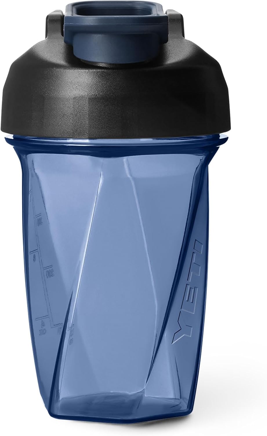 YETI Yonder Helimix Vortex Blender Shaker Bottle Holds up to 20oz | No Blending Ball or Whisk | USA Made | Portable Pre Workout Whey Protein Drink Shaker Cup | Dishwasher Safe, Clear