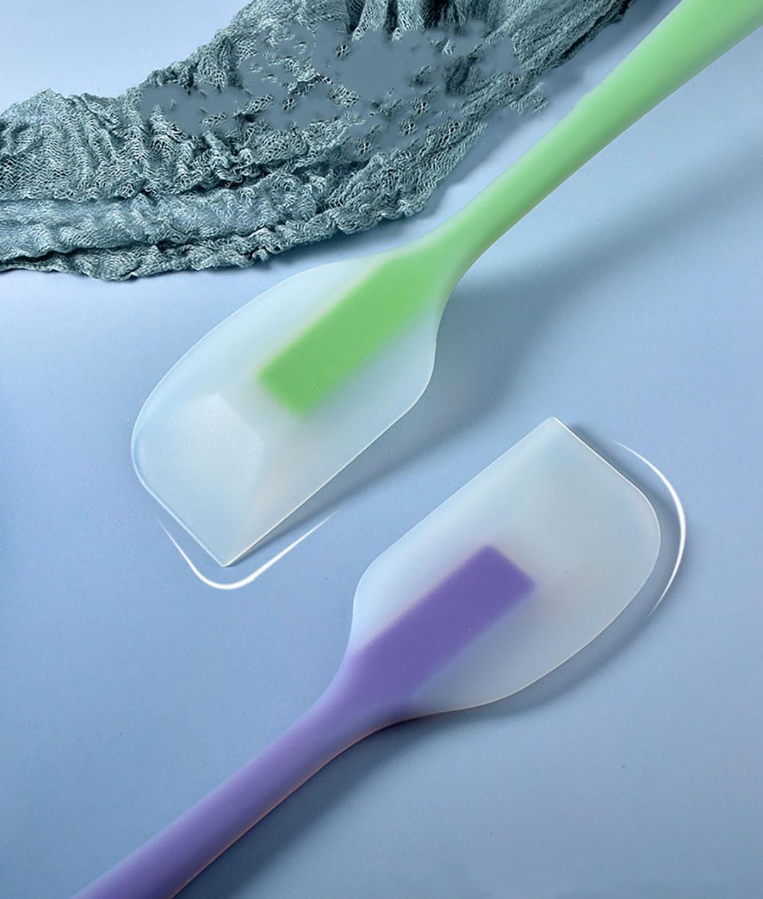 5PCS Silicone Spatula Set Heat Resistant Cake Cream Butter Spatulas Mixing Batter Scraper Non-Stick Flexible Baking Cooking Tool BPA-Free