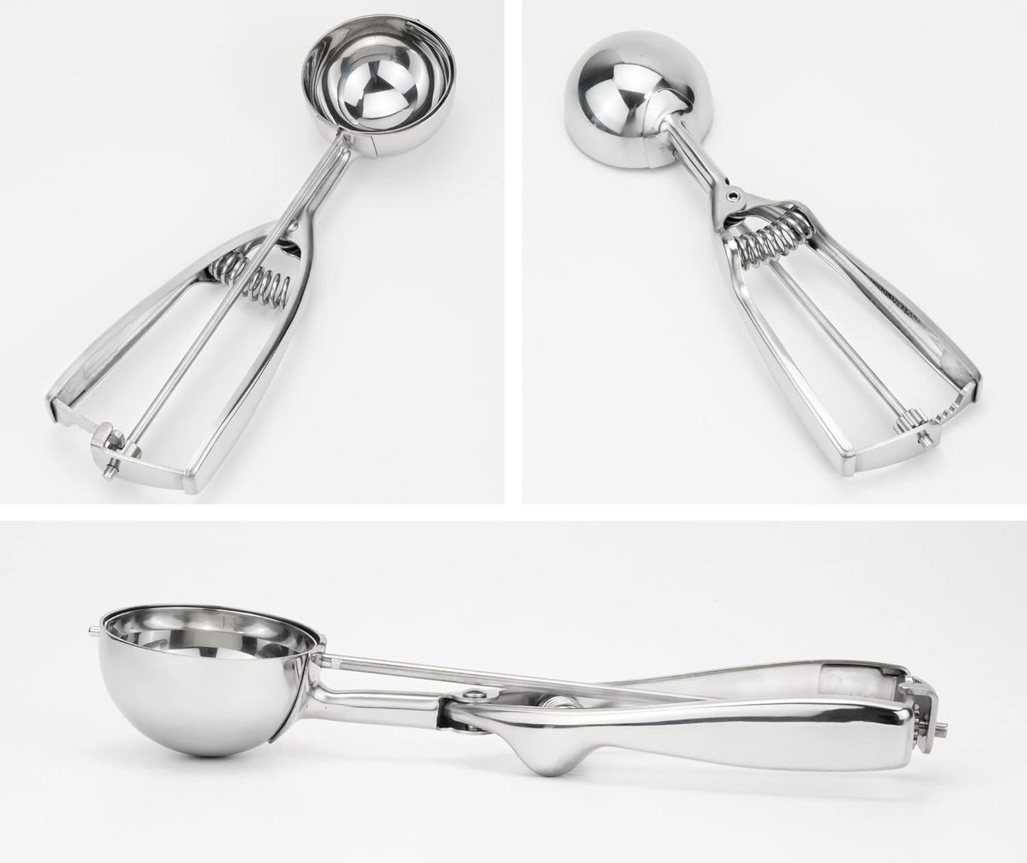 Professional 18/8 Stainless Steel Medium Cookie Scoop, Size 40