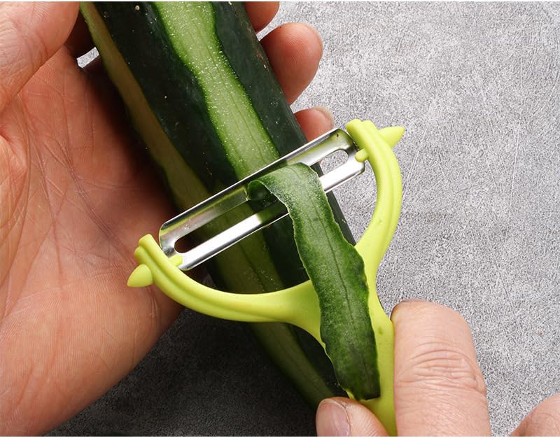 Luszmoax Peeler-Vegetable-Potatoes-Carrot-Fruit-Apple Stainless Steel Y Peelers for Kitchen