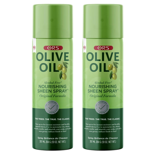 ORS Olive Oil Nourishing Sheen Spray Original Moisturizes Hair for Healthy Sheen 10 Ounce