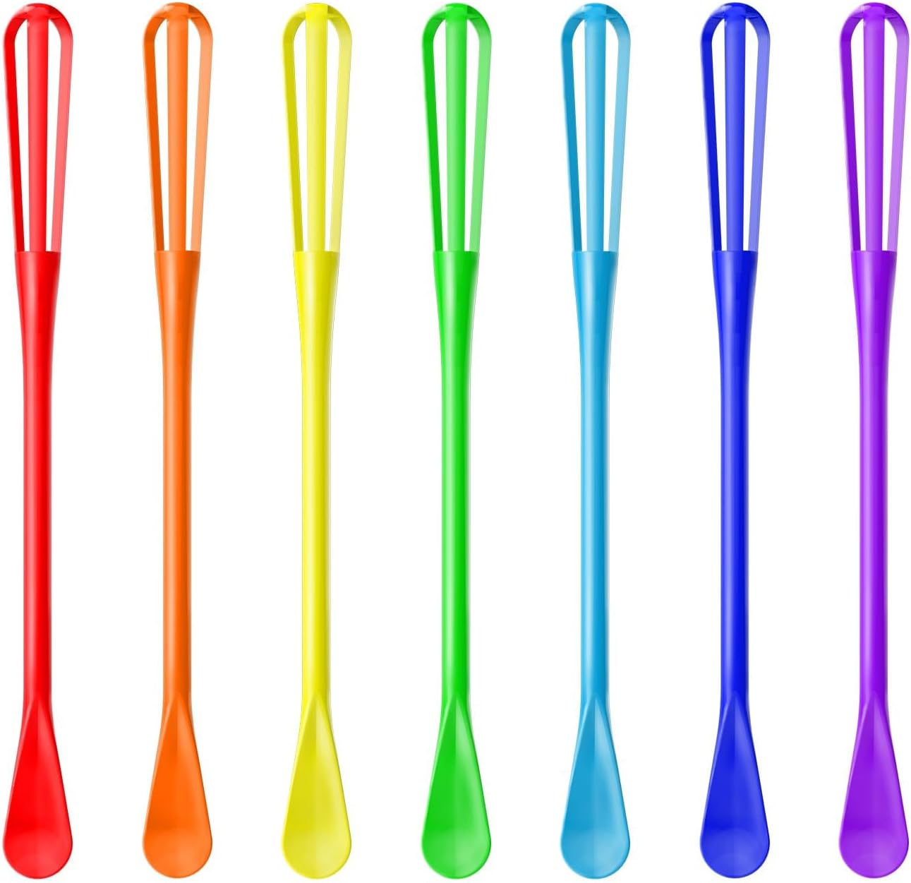 OYV Scandinavian Modern Colors Mini Whisk Set, 8.5 in Mini Whisks for Cooking, 3 Pieces Small Wisk For Whisking, Beating, Blending Ingredients, Mixing Sauces, BPA Free Tiny Whisk