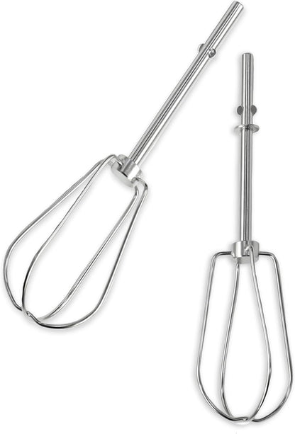 Hand Mixer Beaters Attachments for KitchenAid KHM512 KHM6118 KHM7210 KHM926, Including Turbo Beater, Pro Whisk, Dough Hooks, Blending Rod, Set of 6