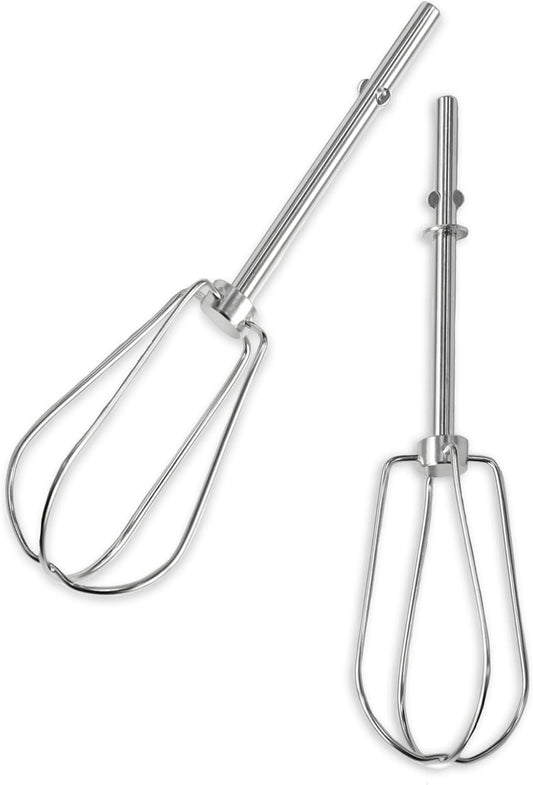 Hand Mixer Beaters Attachments for KitchenAid KHM512 KHM6118 KHM7210 KHM926, Including Turbo Beater, Pro Whisk, Dough Hooks, Blending Rod, Set of 6