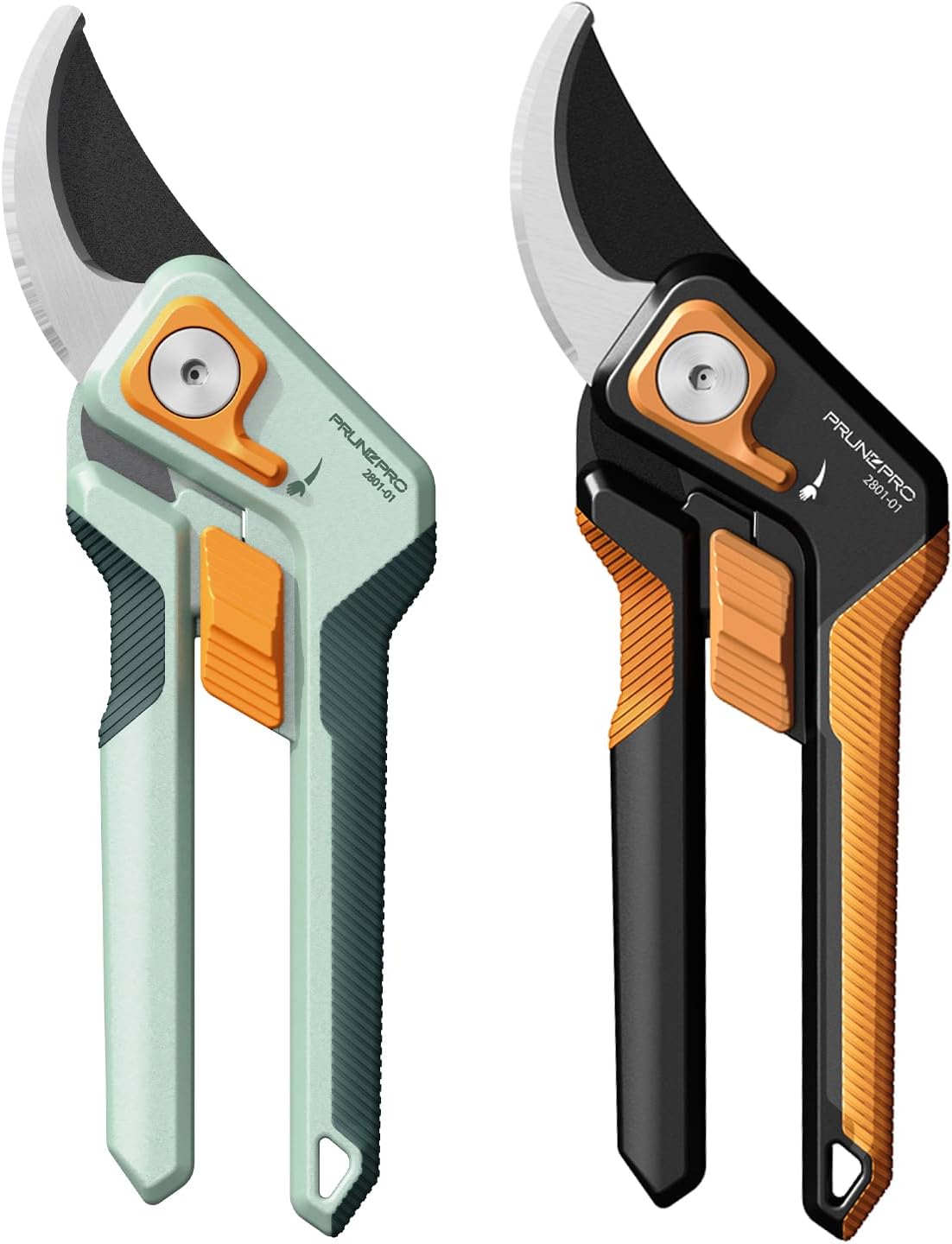 PrunePro Pruning Shears Gardening Scissors Set Professional Hand Pruner Sharp Stainless Steel Blade Garden Scissors Plant Flower Garden Clipper