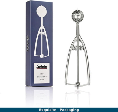 Professional 18/8 Stainless Steel Medium Cookie Scoop, Size 40