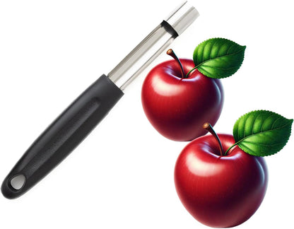 Better Houseware Stainless Steel Apple Corer Jalapeno Zucchini Cucumber Stainless Steel Corer - Effortless Seed Removal and Precise Slicing - Kitchen Essential for Flavorful Creations.