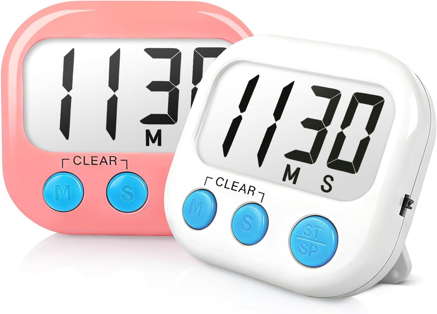 Classroom Timers for Teachers Kids Large Magnetic Digital Timer Teacher Supplies 2 Pack-Blue Green