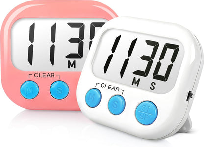 Classroom Timers for Teachers Kids Large Magnetic Digital Timer Teacher Supplies 2 Pack-Blue Green